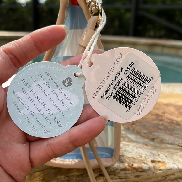 Spartina Clear Beach Wristlet Bay Dream NWT - Picture 4 of 5